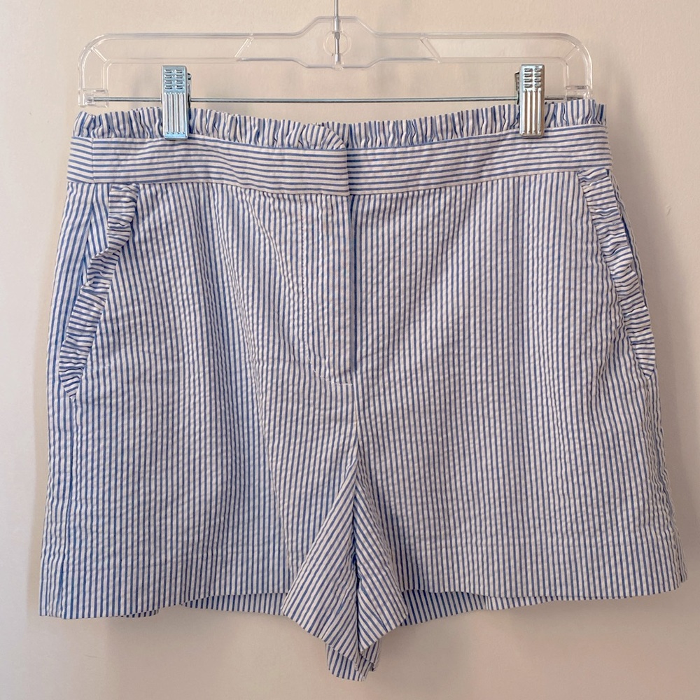 J. Crew - Seersucker Highwaisted Shorts